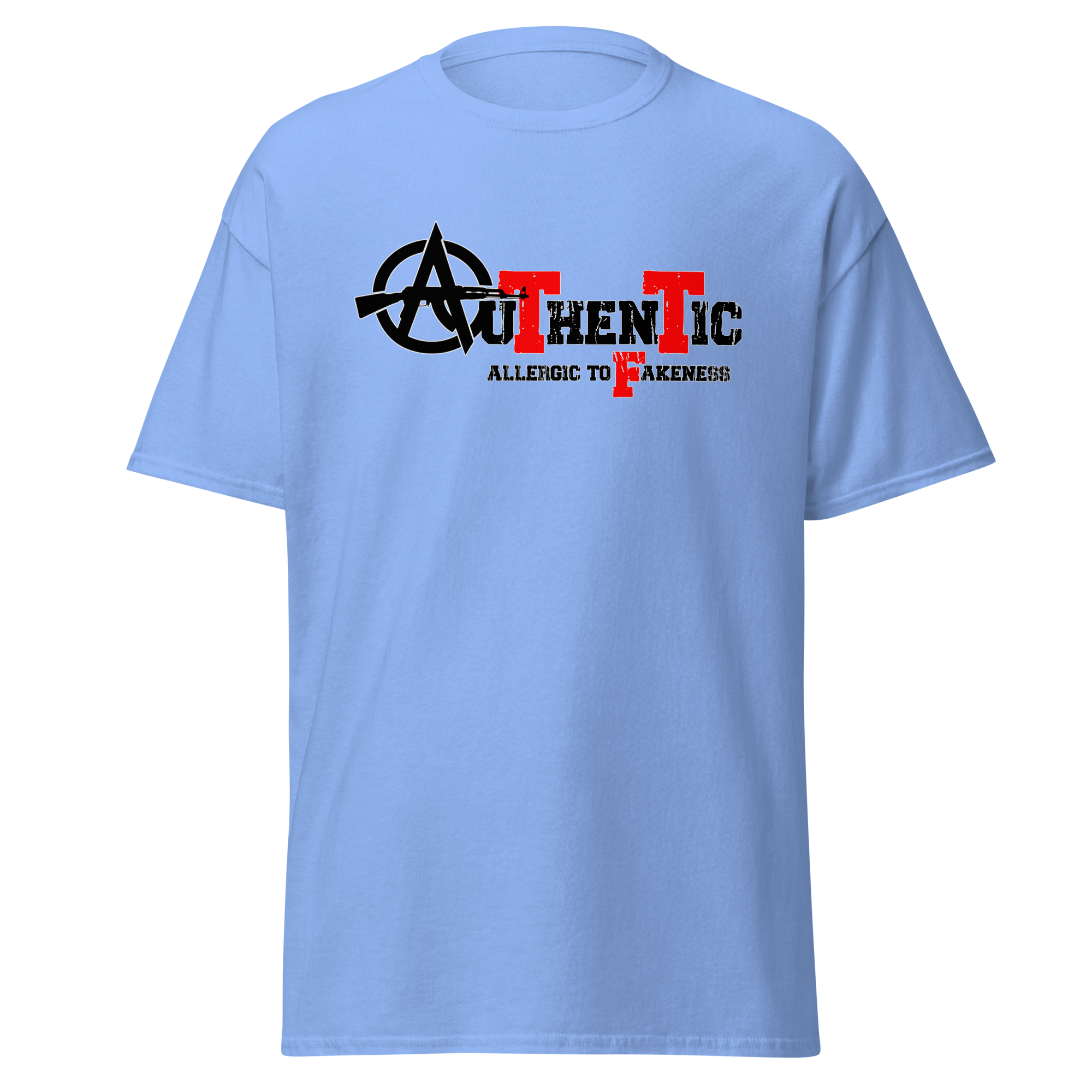 Supreme God Authentic Allergic to Fakeness Tee - Carolina Blue