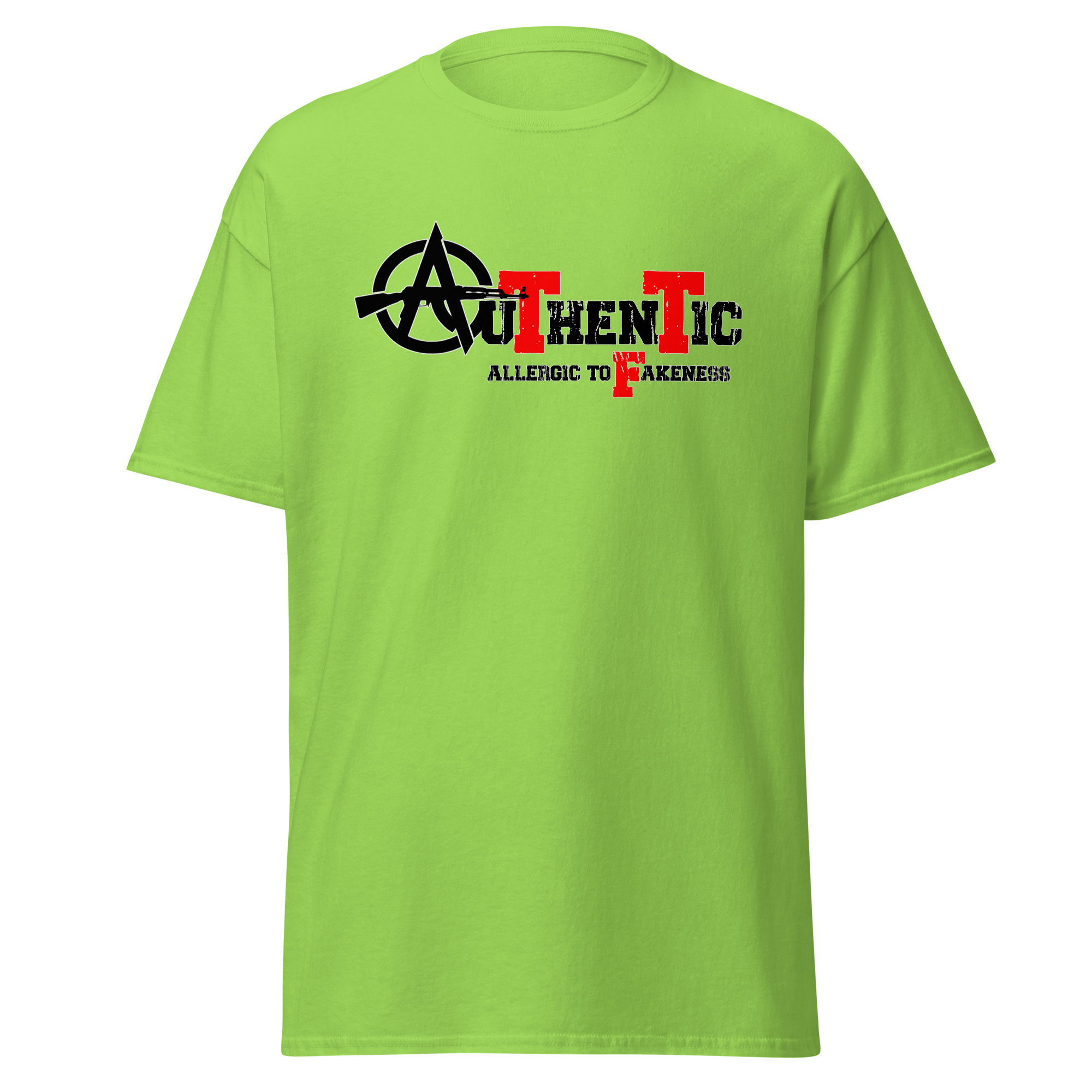 Supreme God Authentic Allergic to Fakeness Tee - Lime