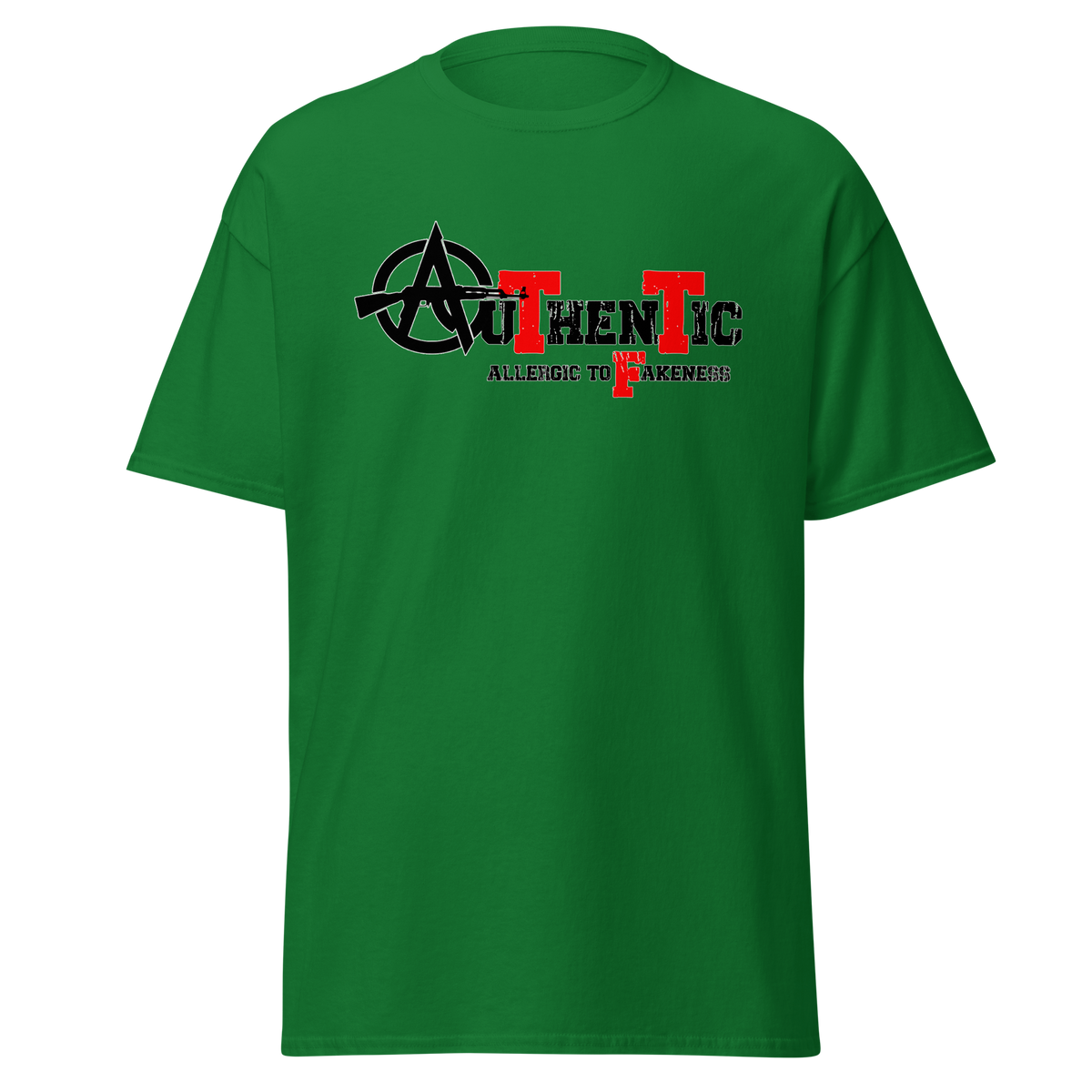 Supreme God Authentic Allergic to Fakeness Tee - Turf Green