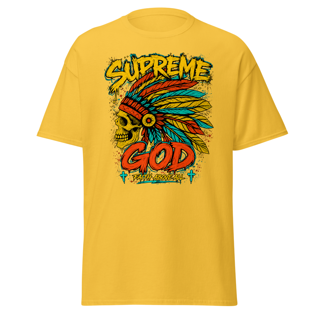 Supreme God Faith Above All Tee - Daisy