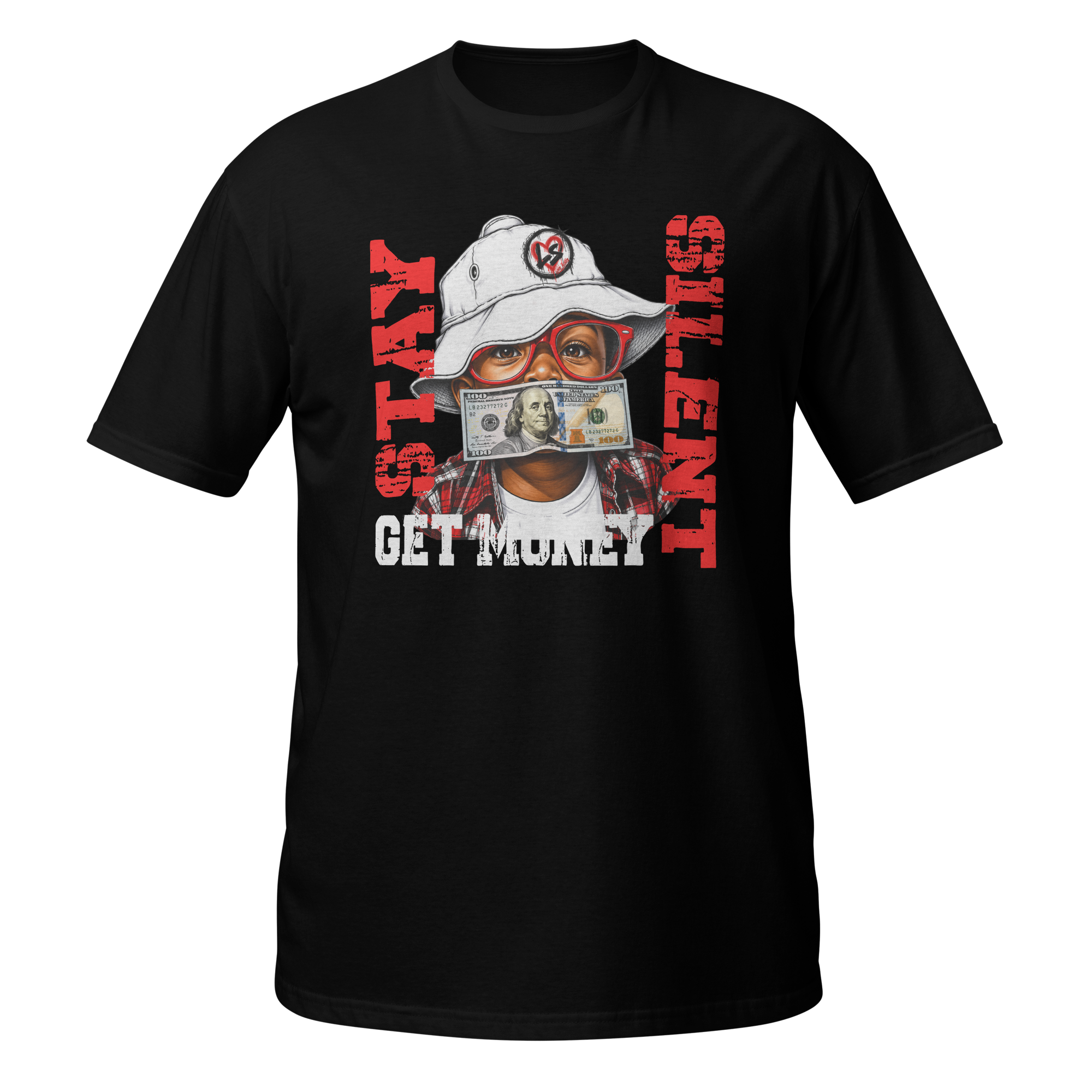 SUPREME GOD Get Money Graphic Tee black front