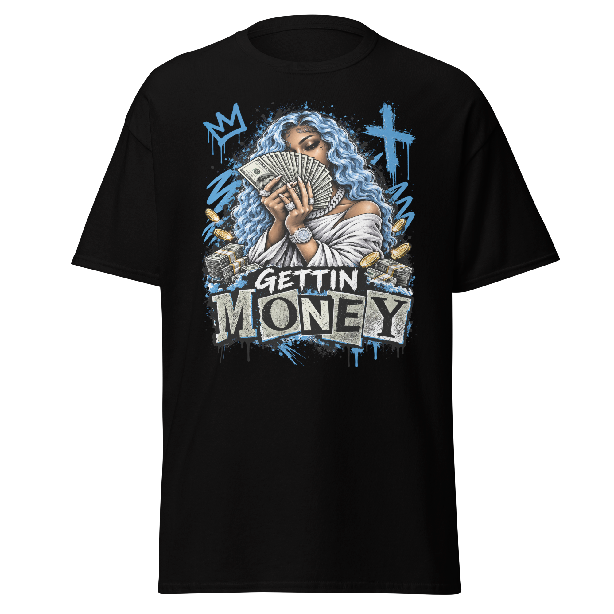 Supreme God Gettin Money Tee - Black