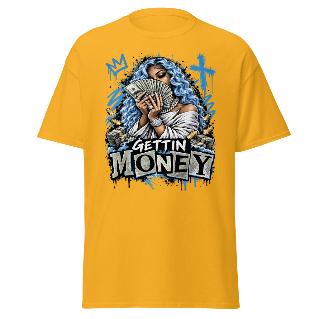 Supreme God Gettin Money Tee - Gold