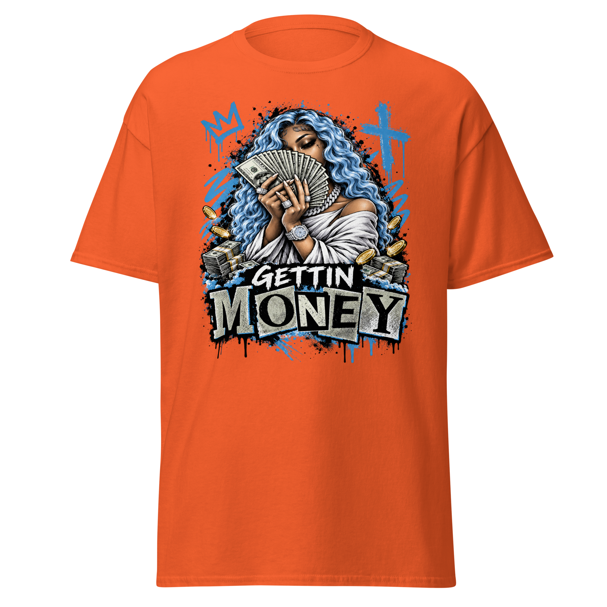 Supreme God Gettin Money Tee - Orange