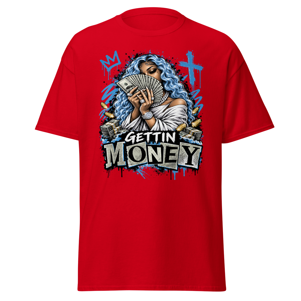 Supreme God Gettin Money Tee - Red