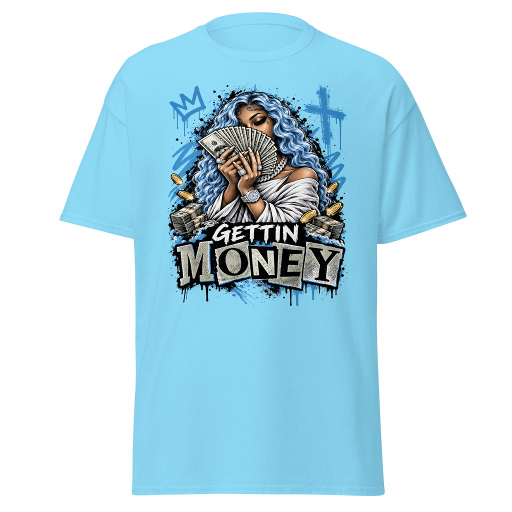 Supreme God Gettin Money Tee - Sky
