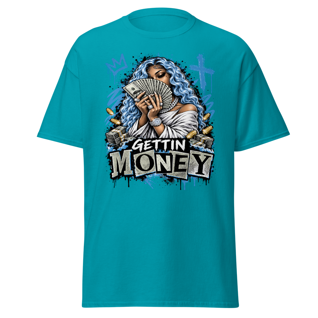 Supreme God Gettin Money Tee - Tropical Blue
