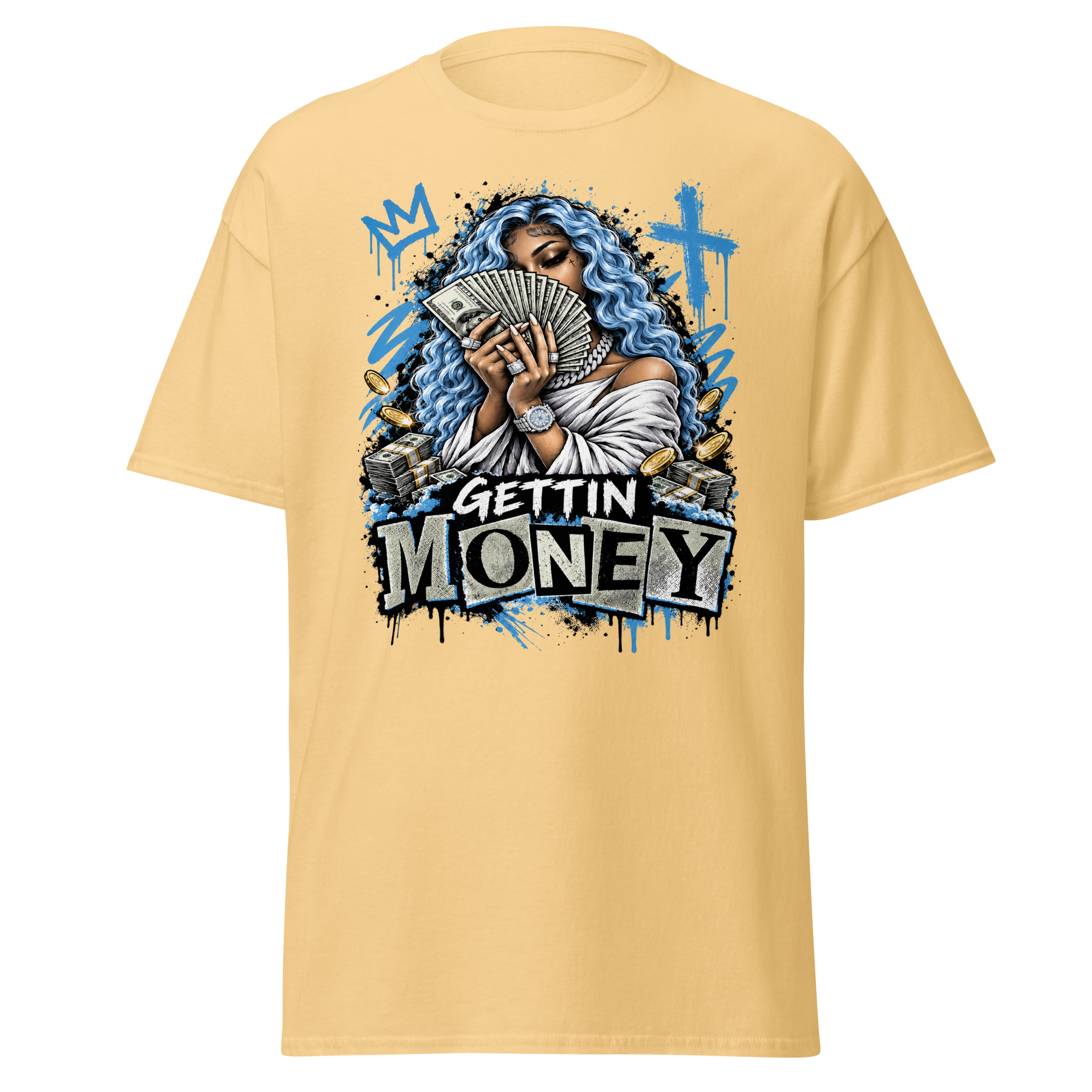 Supreme God Gettin Money Tee - Yellow Haze