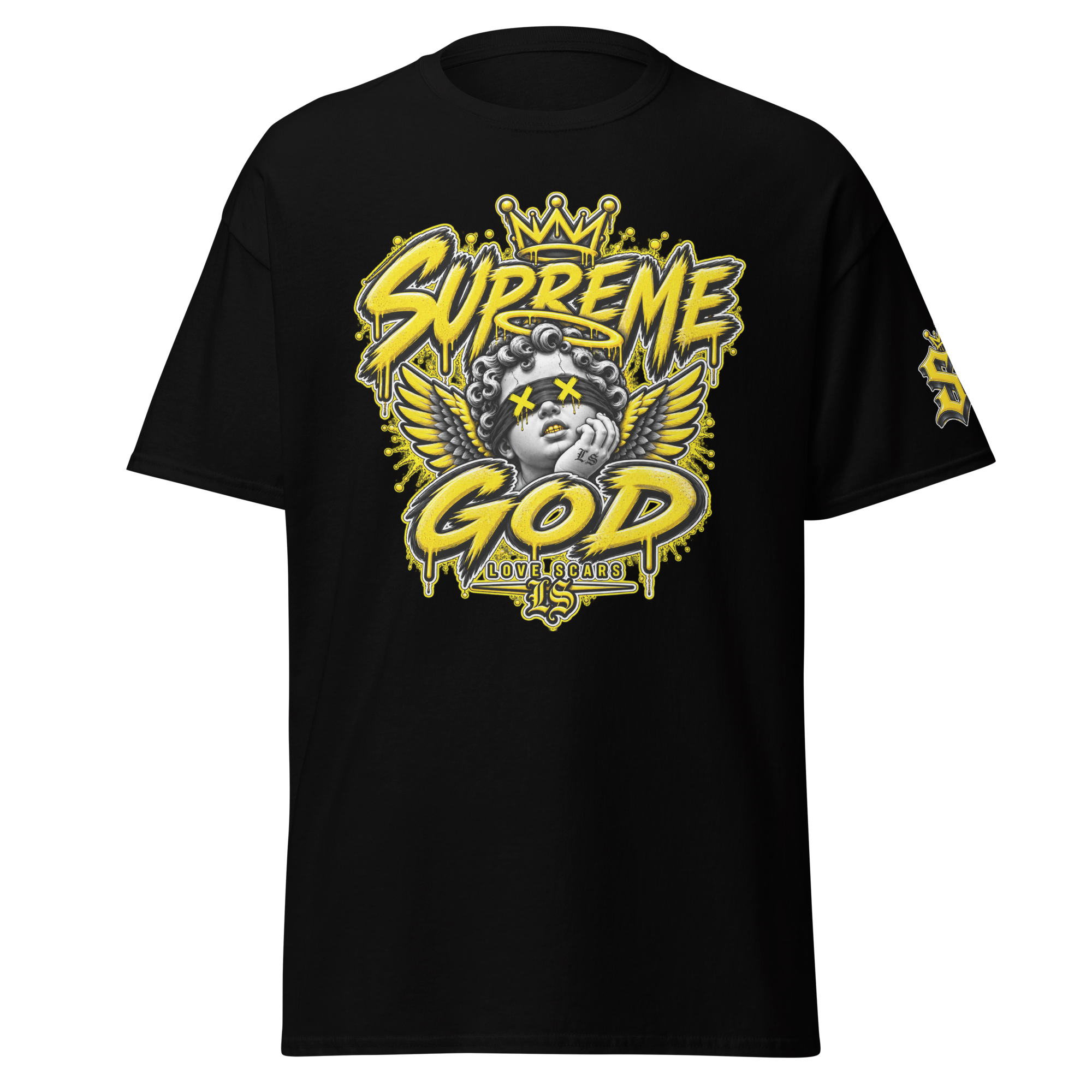 SUPREME GOD - CROWNED ANGEL - Black
