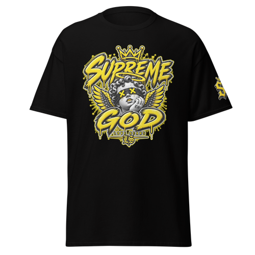 SUPREME GOD - CROWNED ANGEL - Black