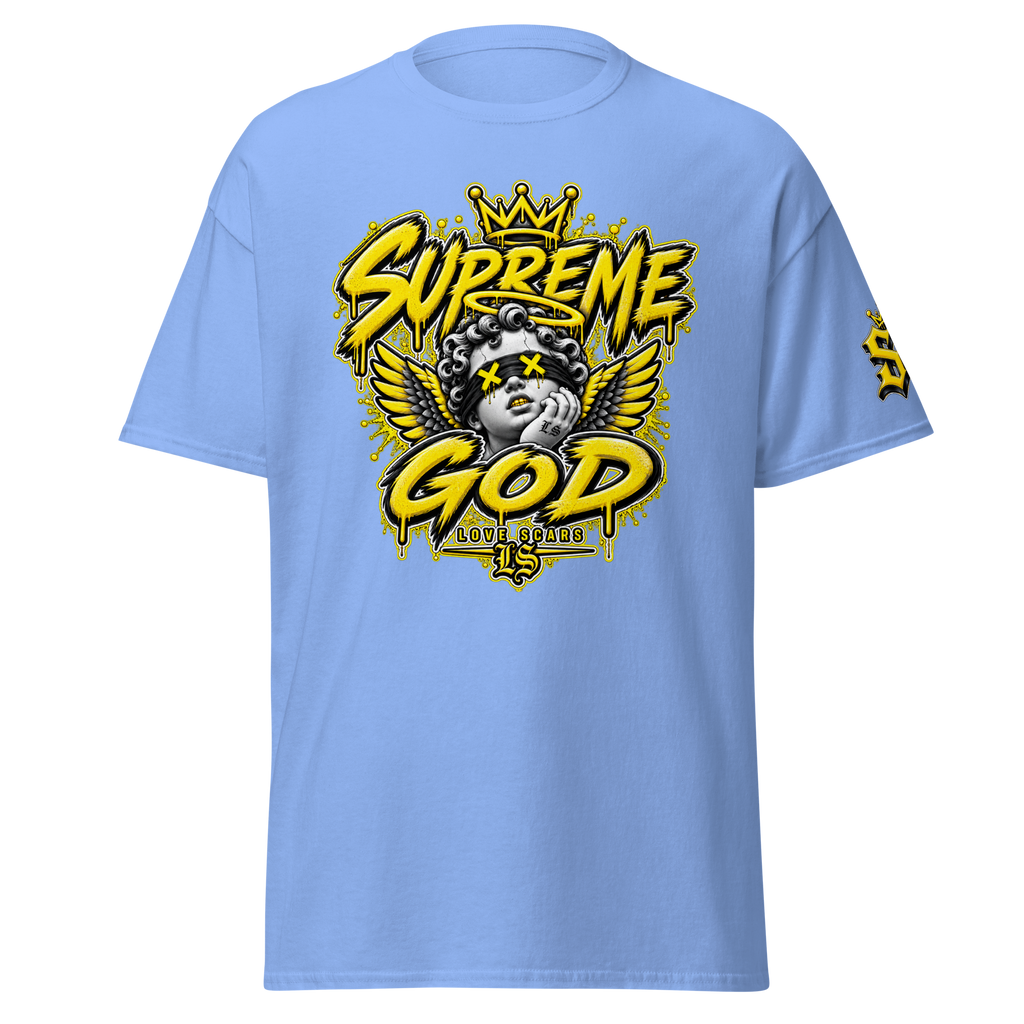 SUPREME GOD - CROWNED ANGEL - Carolina Blue