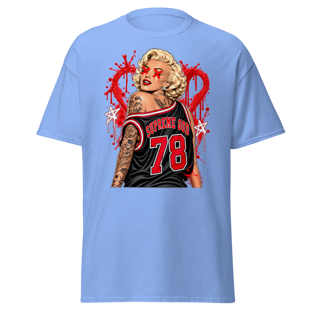 Supreme God 78 Love Scars Tee - Carolina Blue