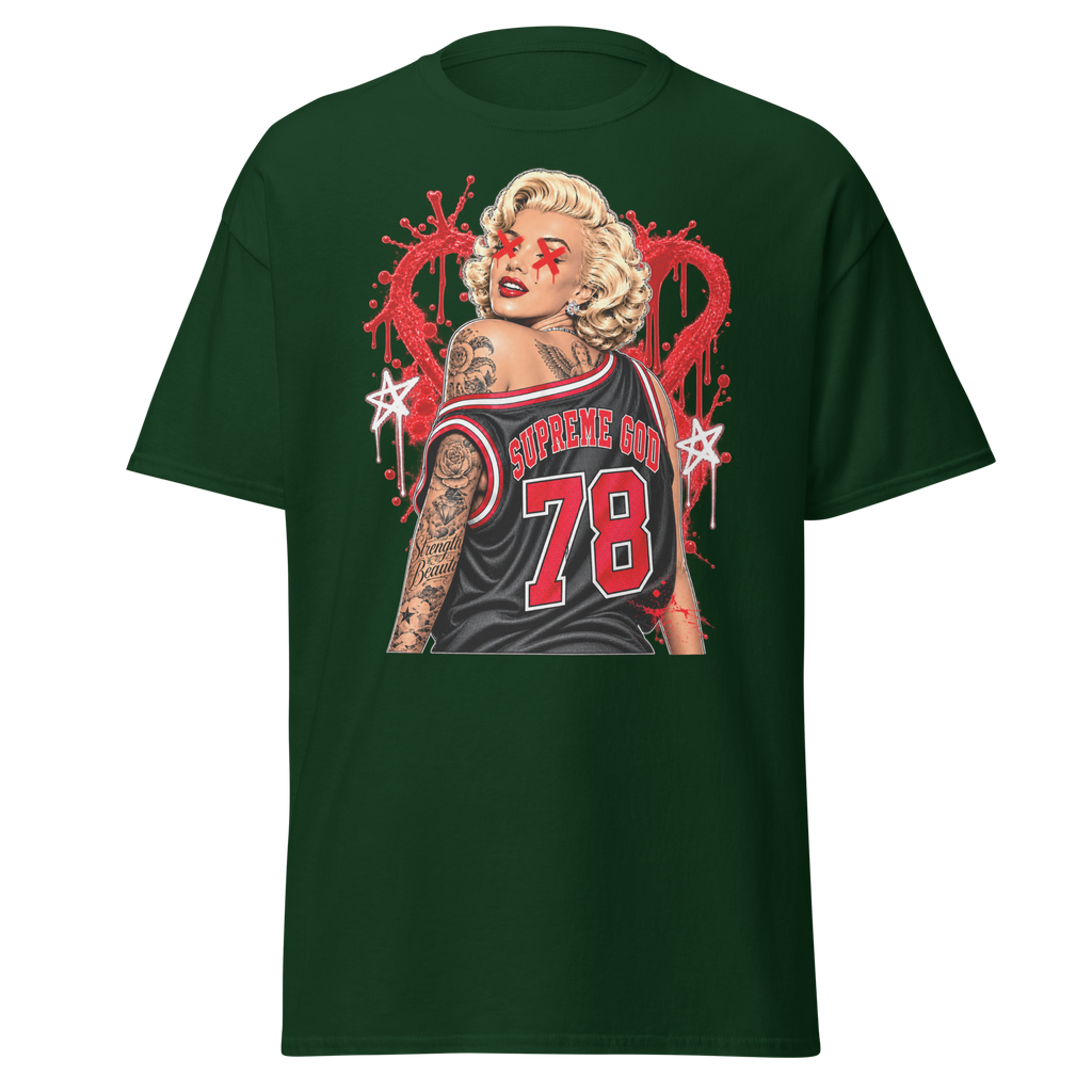 Supreme God 78 Love Scars Tee - Forest Green