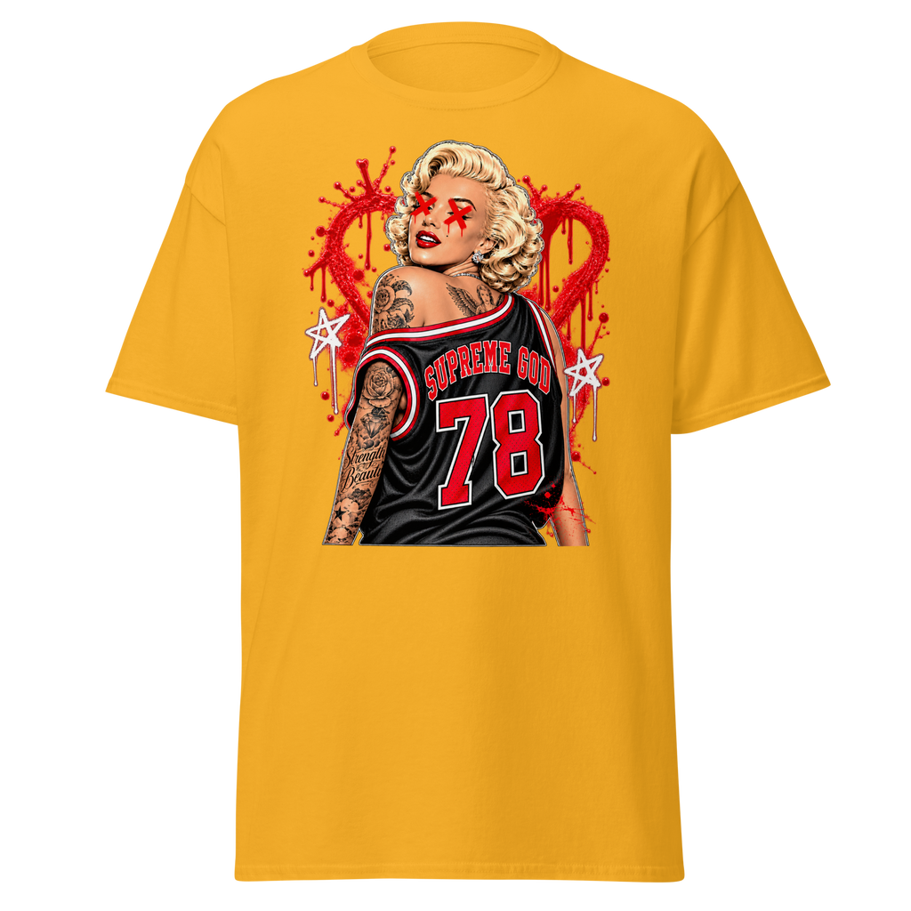 Supreme God 78 Love Scars Tee - Gold