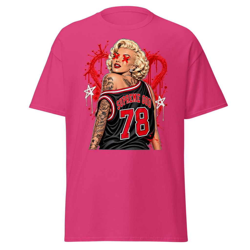 Supreme God 78 Love Scars Tee - Heliconia