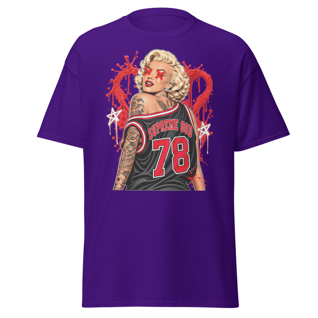 Supreme God 78 Love Scars Tee - Purple