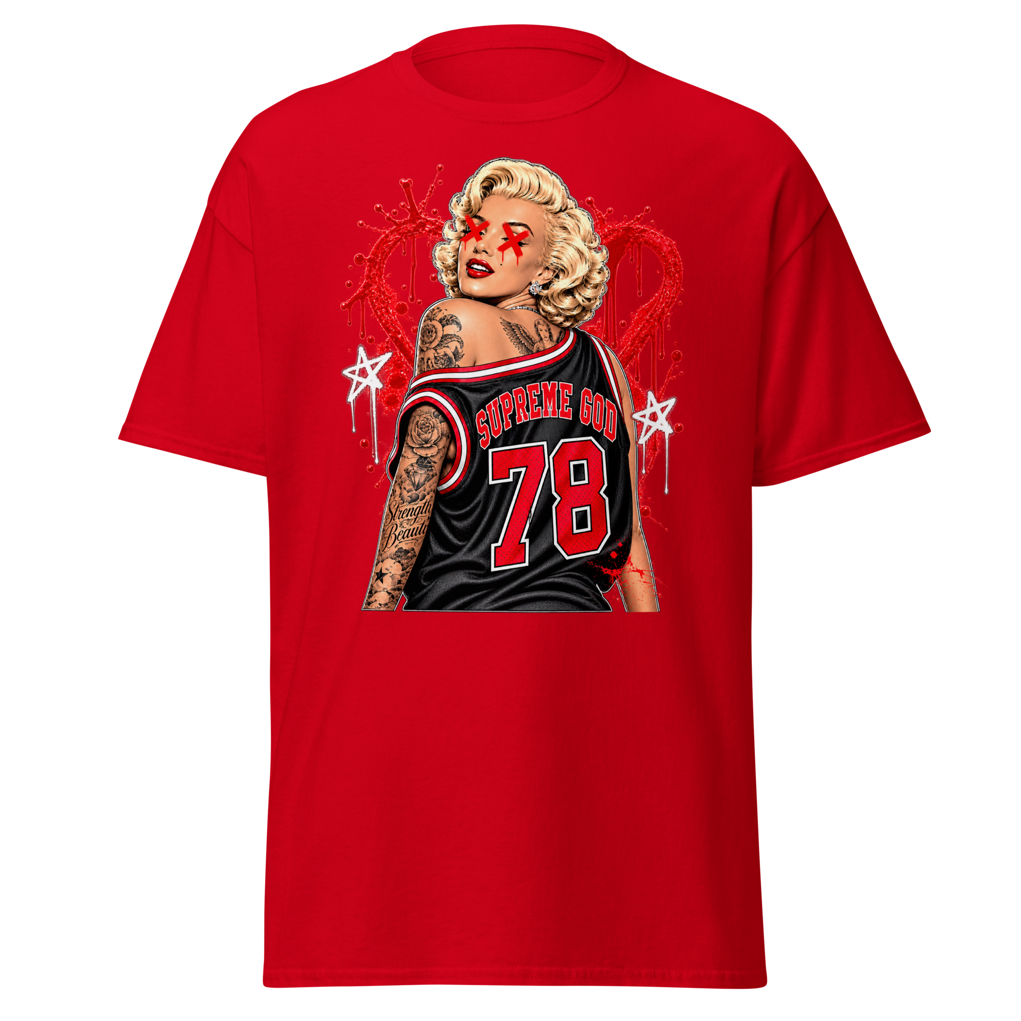 Supreme God 78 Love Scars Tee - Red