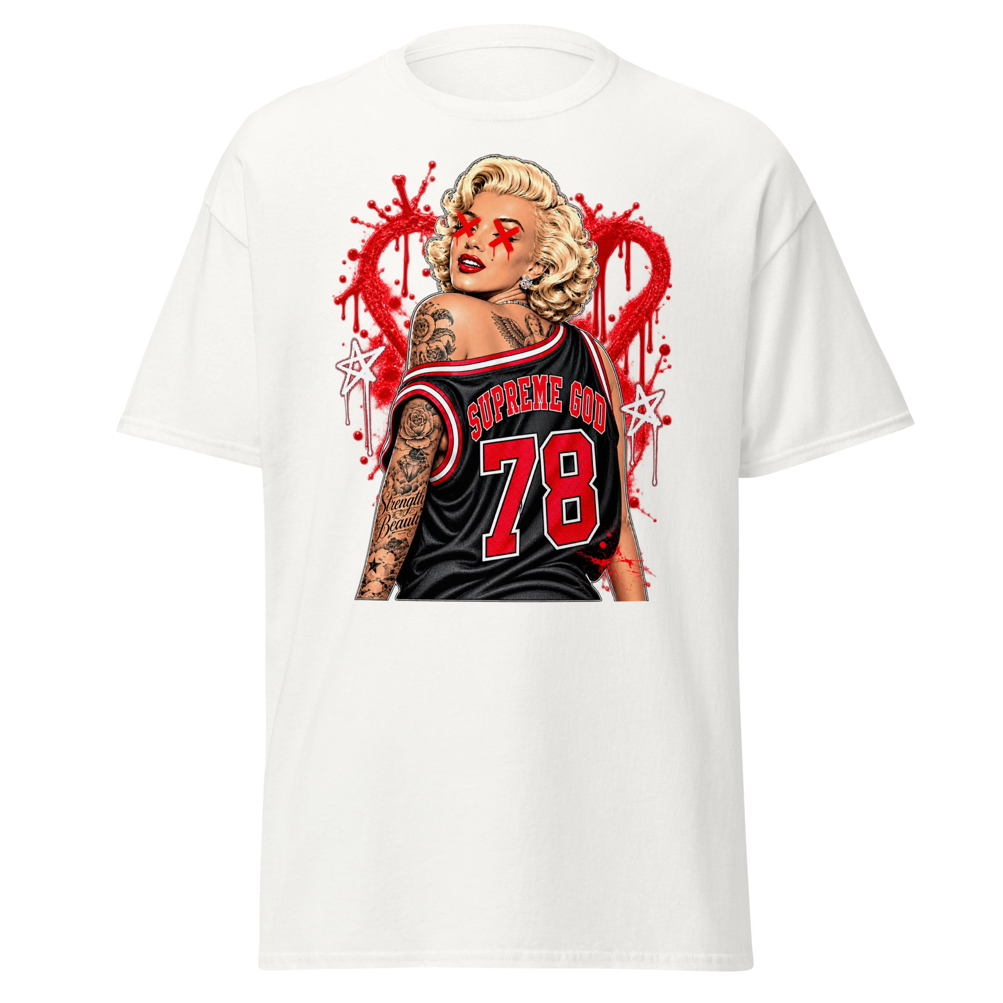 Supreme God 78 Love Scars Tee - White