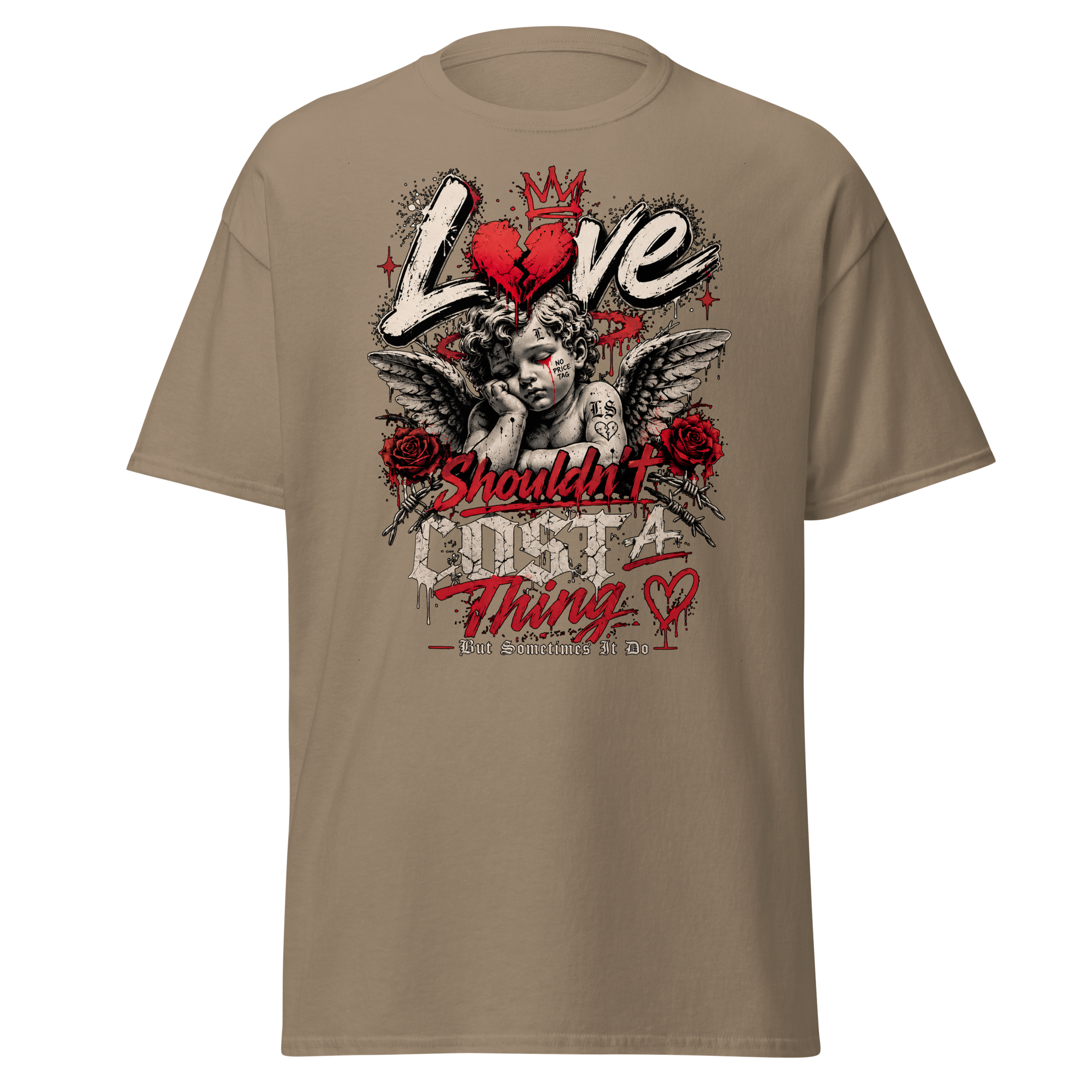 Supreme God Love Shouldn't Cost A Thing Tee - Brown Savana