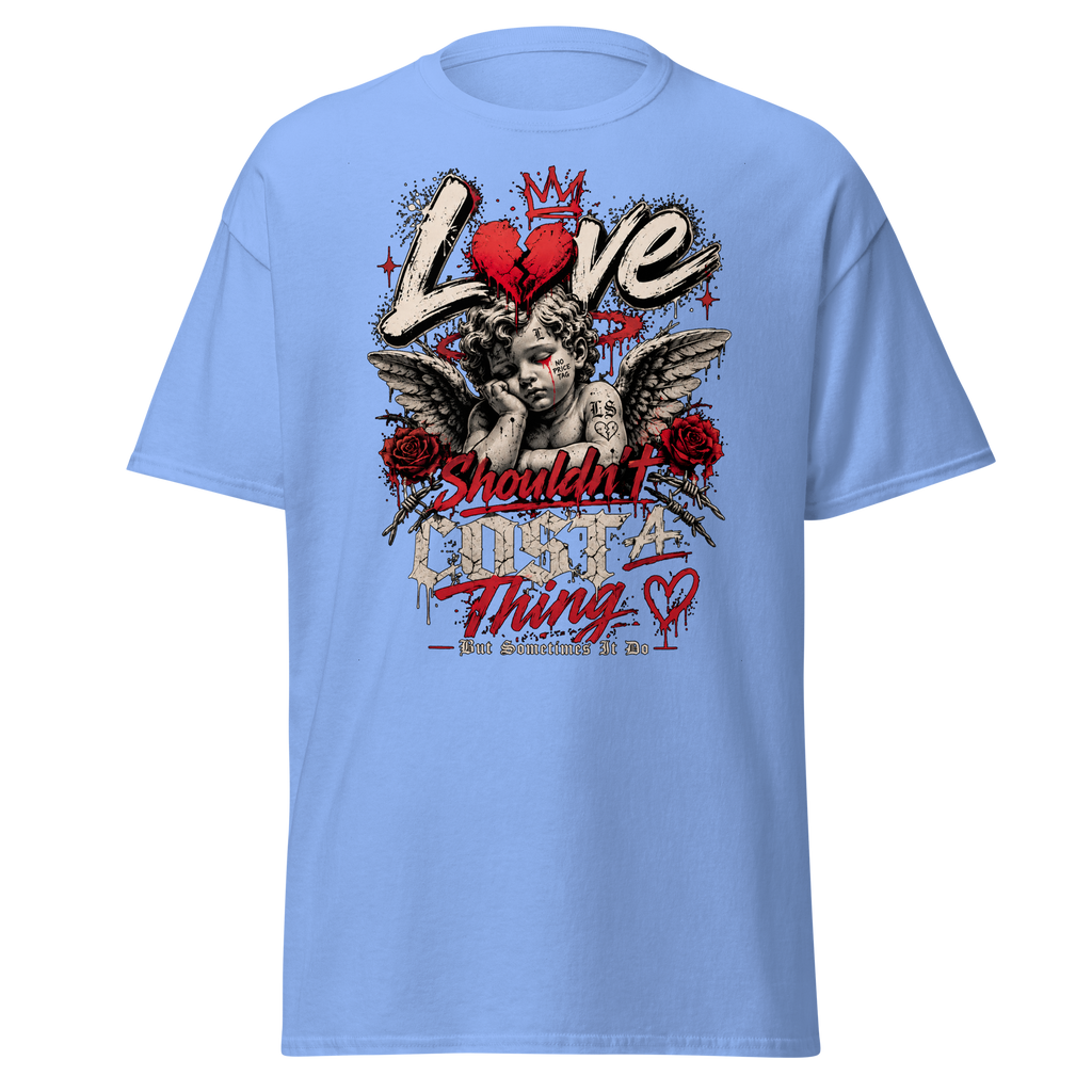 Supreme God Love Shouldn't Cost A Thing Tee - Carolina Blue