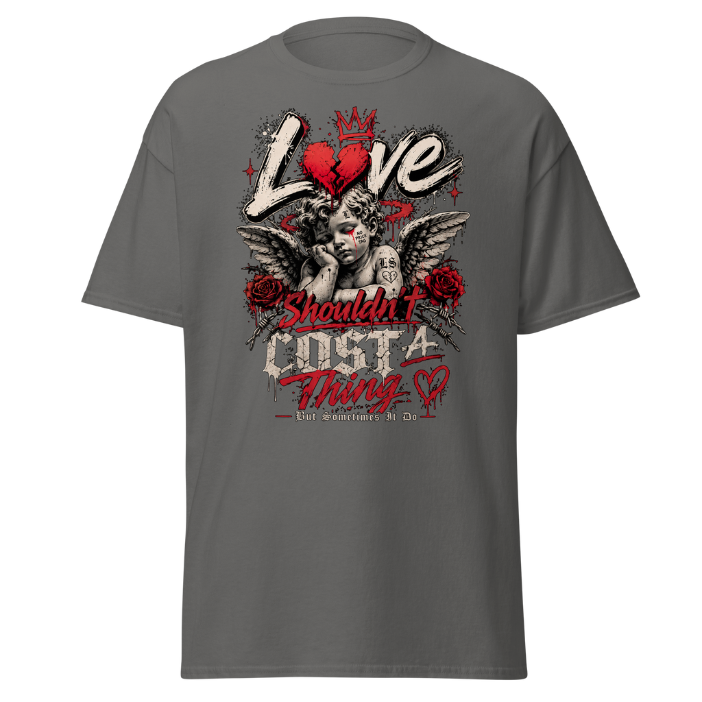 Supreme God Love Shouldn't Cost A Thing Tee - Charcoal