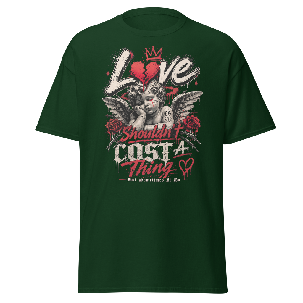 Supreme God Love Shouldn't Cost A Thing Tee - Forest Green