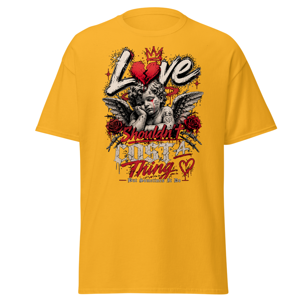 Supreme God Love Shouldn't Cost A Thing Tee - Gold