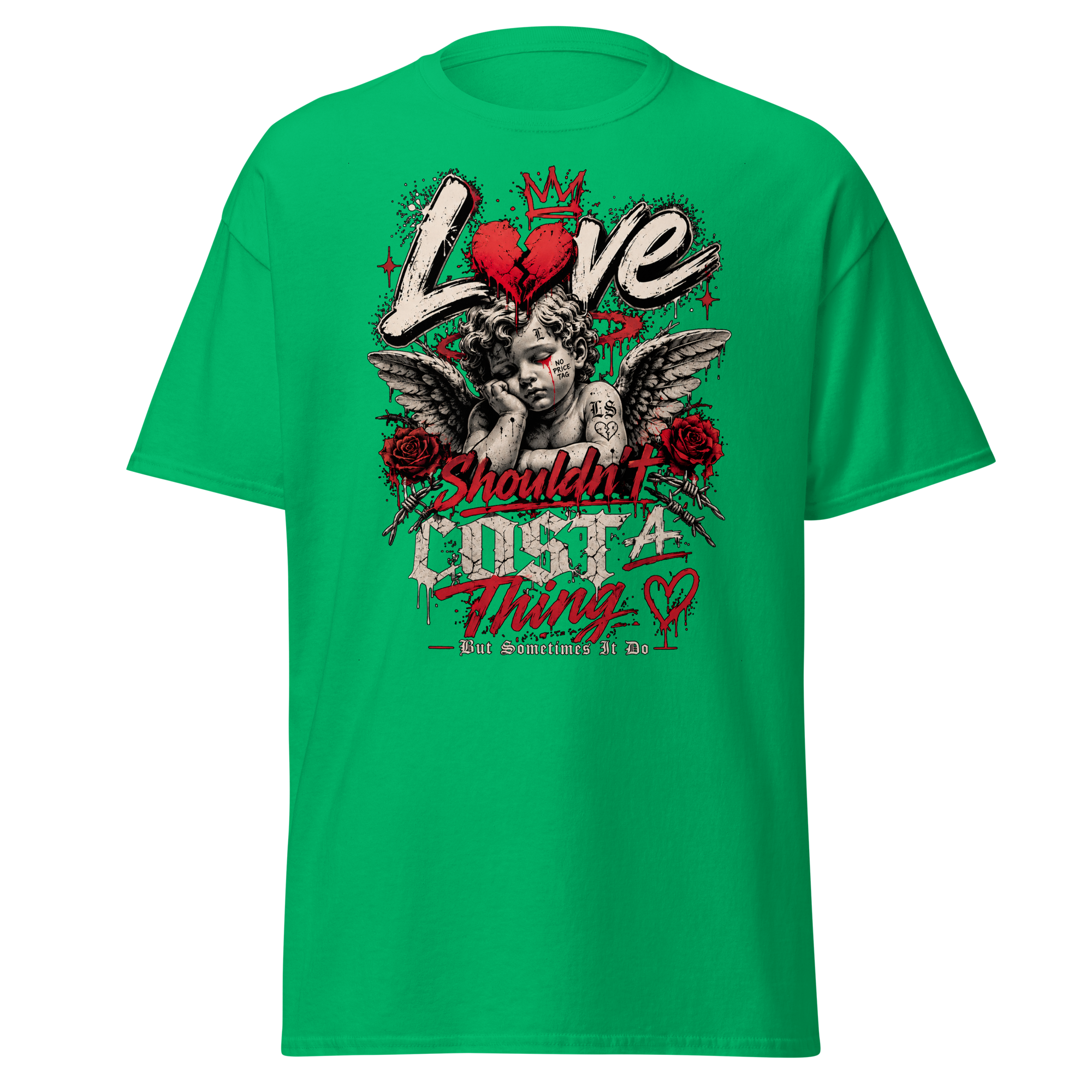 Supreme God Love Shouldn't Cost A Thing Tee - Irish Green