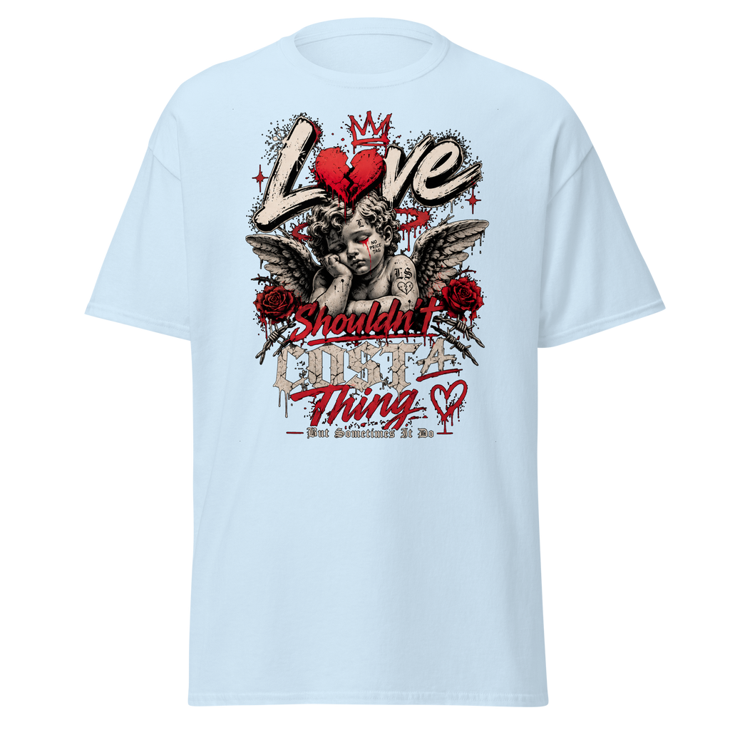 Supreme God Love Shouldn't Cost A Thing Tee - Light Blue