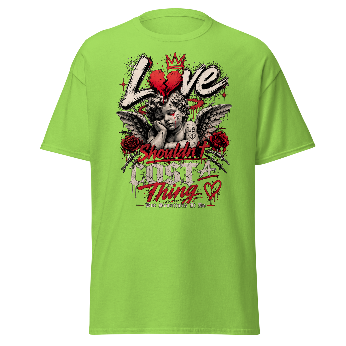 Supreme God Love Shouldn't Cost A Thing Tee - Lime