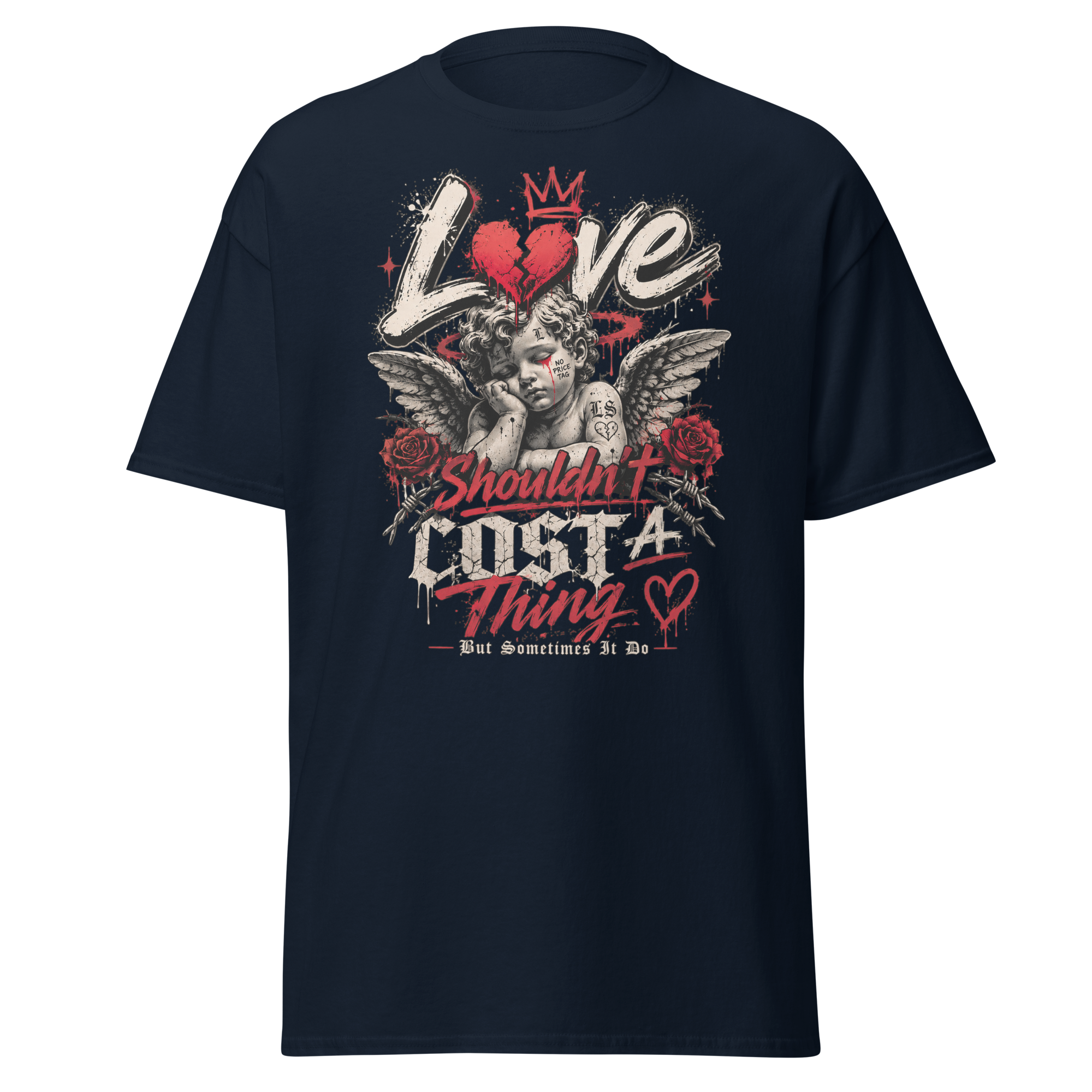 Supreme God Love Shouldn't Cost A Thing Tee - Navy