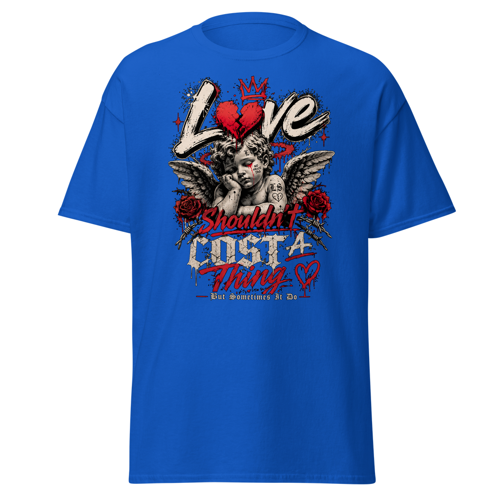 Supreme God Love Shouldn't Cost A Thing Tee - Royal