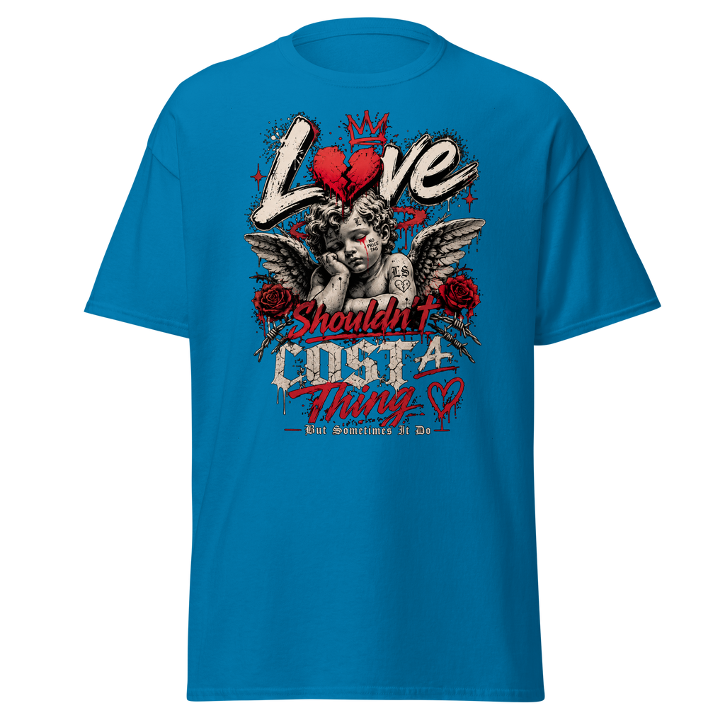 Supreme God Love Shouldn't Cost A Thing Tee - Sapphire