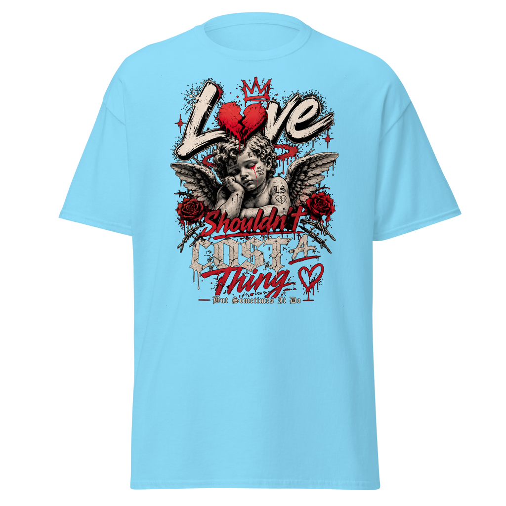Supreme God Love Shouldn't Cost A Thing Tee - Sky