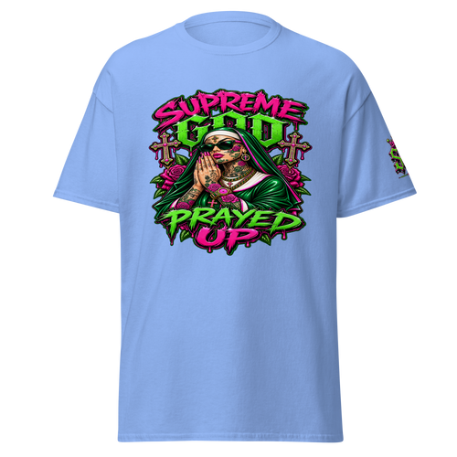 Supreme God Prayed Up - Carolina Blue