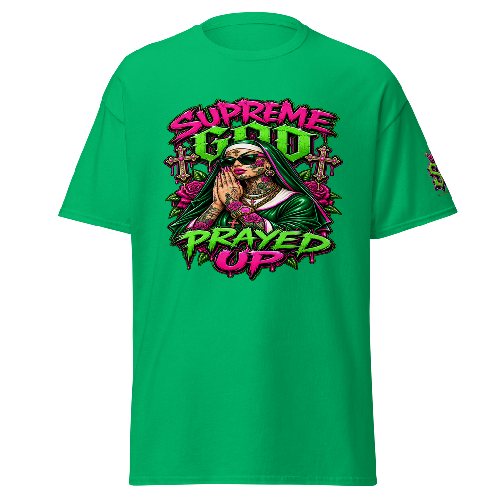Supreme God Prayed Up - Irish Green