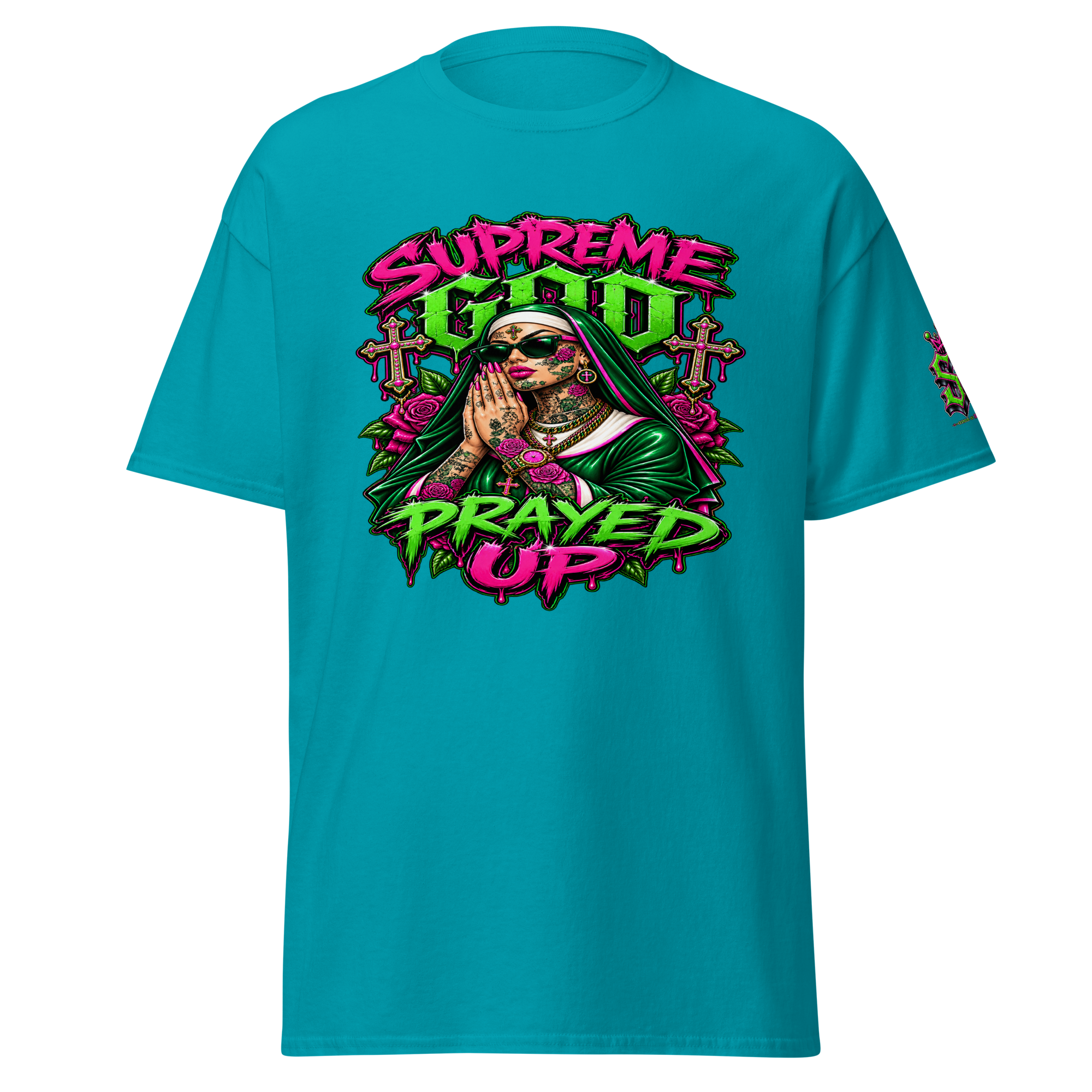 Supreme God Prayed Up - Tropical Blue