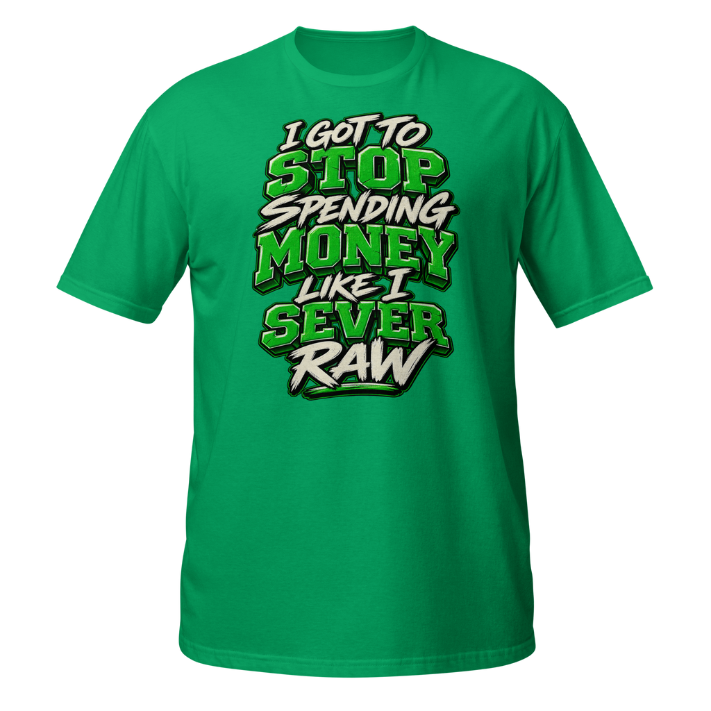 Supreme God Stop Spending Money Tee - Irish Green