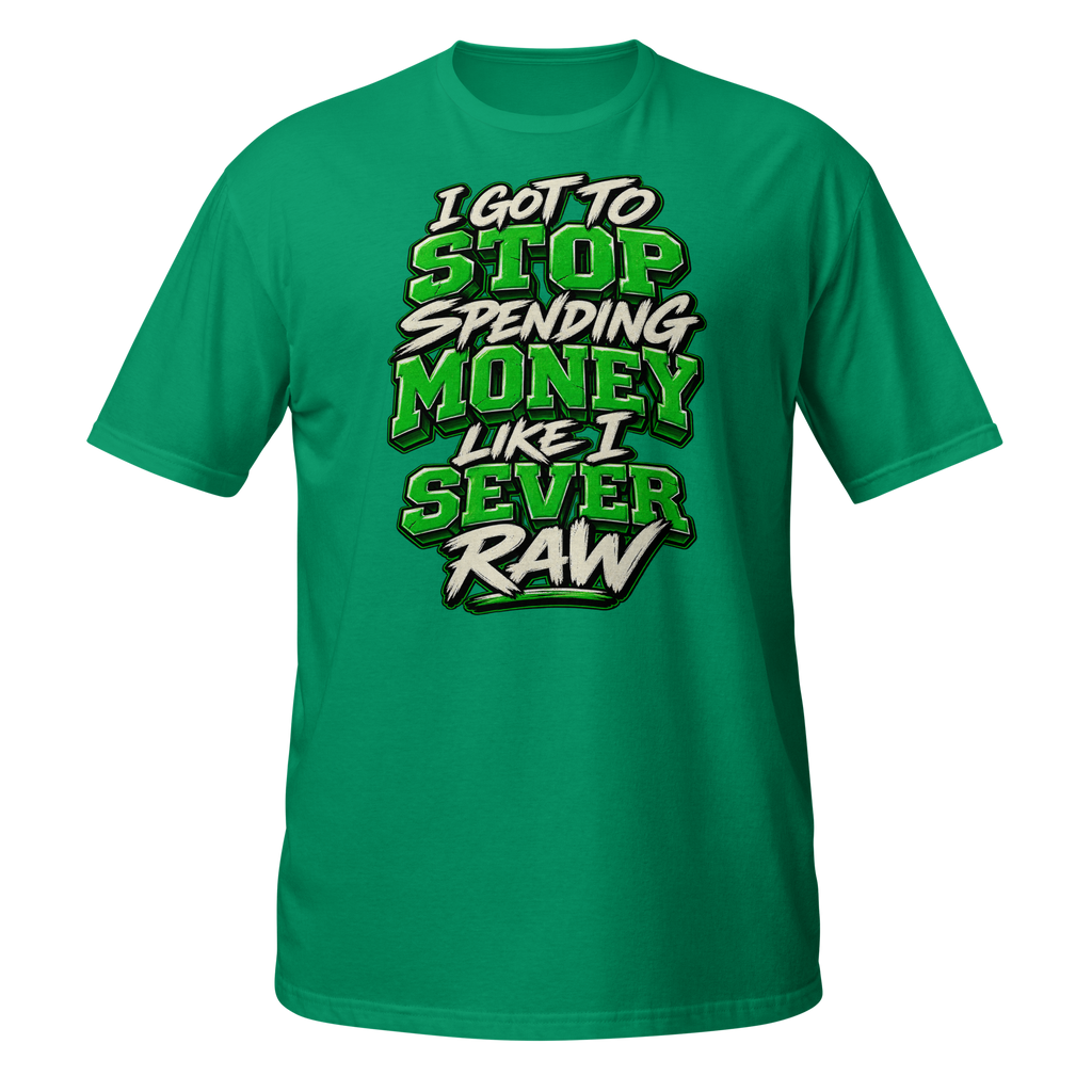 Supreme God Stop Spending Money Tee - Kelly Green
