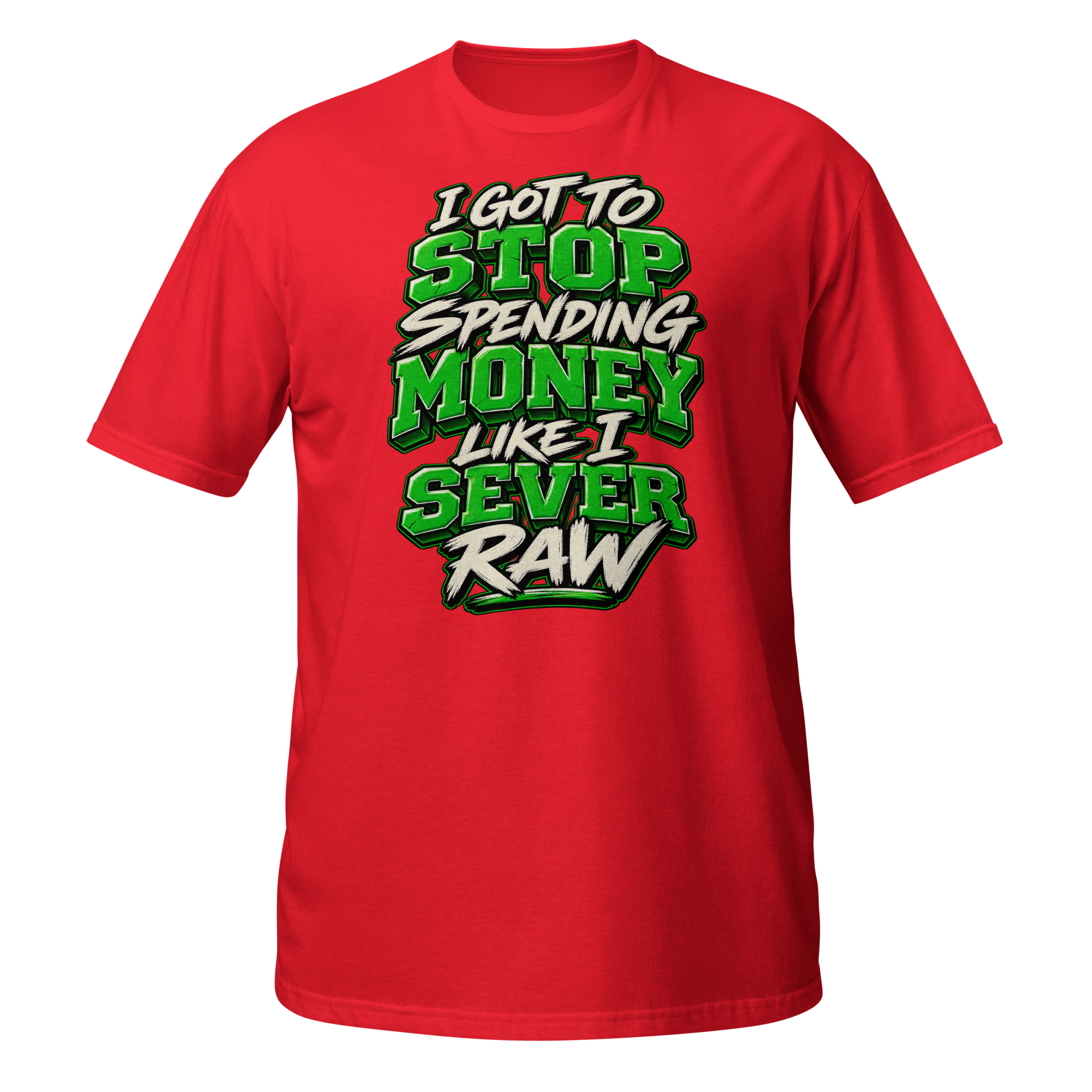 Supreme God Stop Spending Money Tee - Red