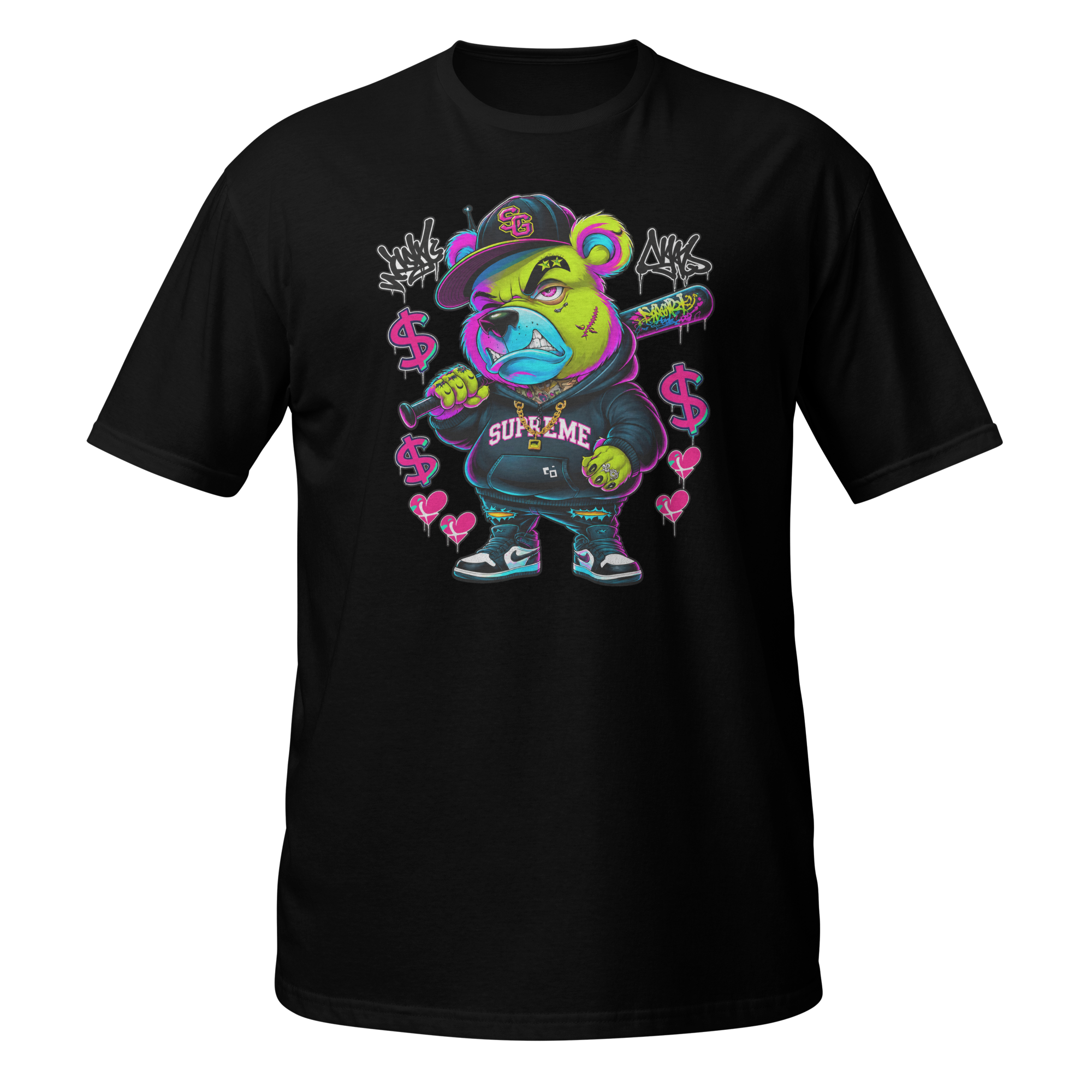 Supreme God Street Savage Bear Tee - Black