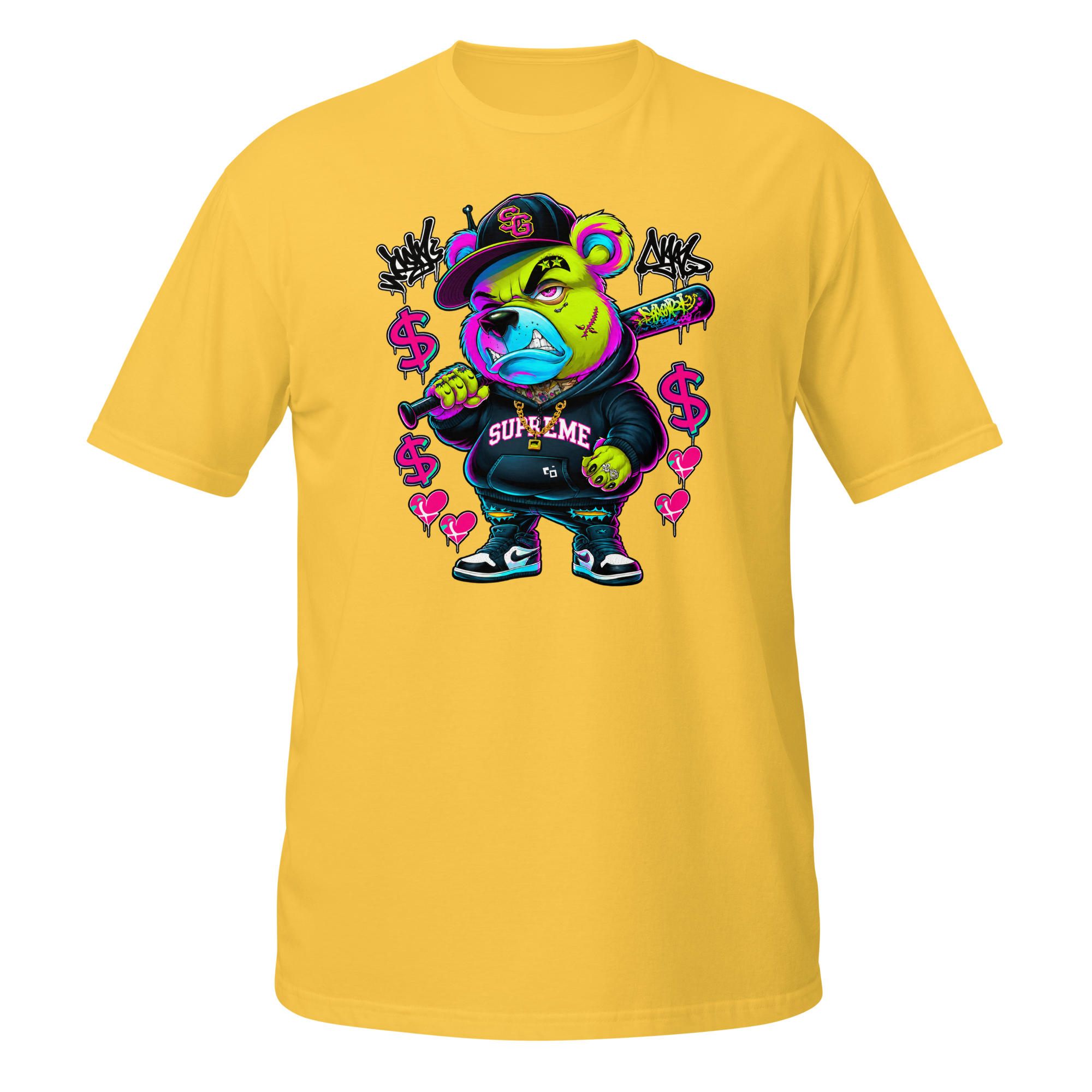 Supreme God Street Savage Bear Tee - Daisy