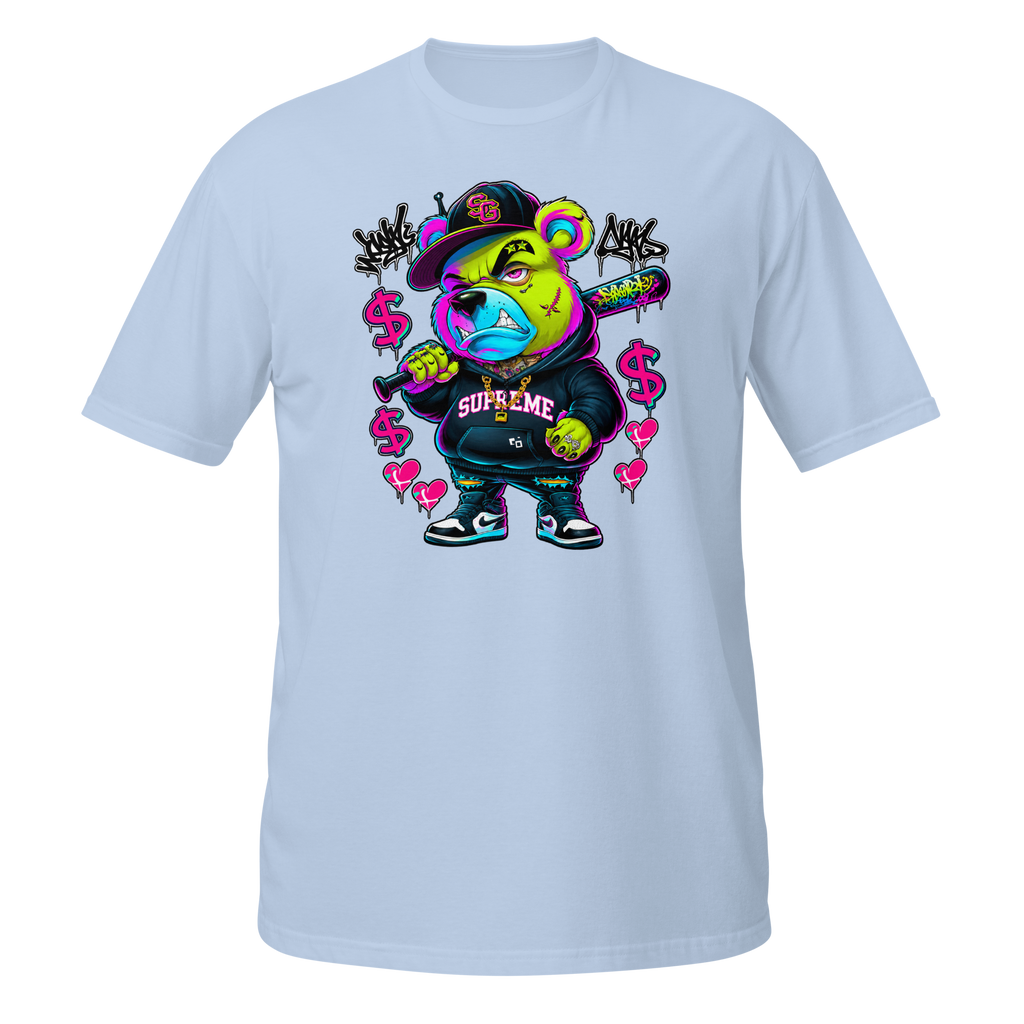 Supreme God Street Savage Bear Tee - Light Blue