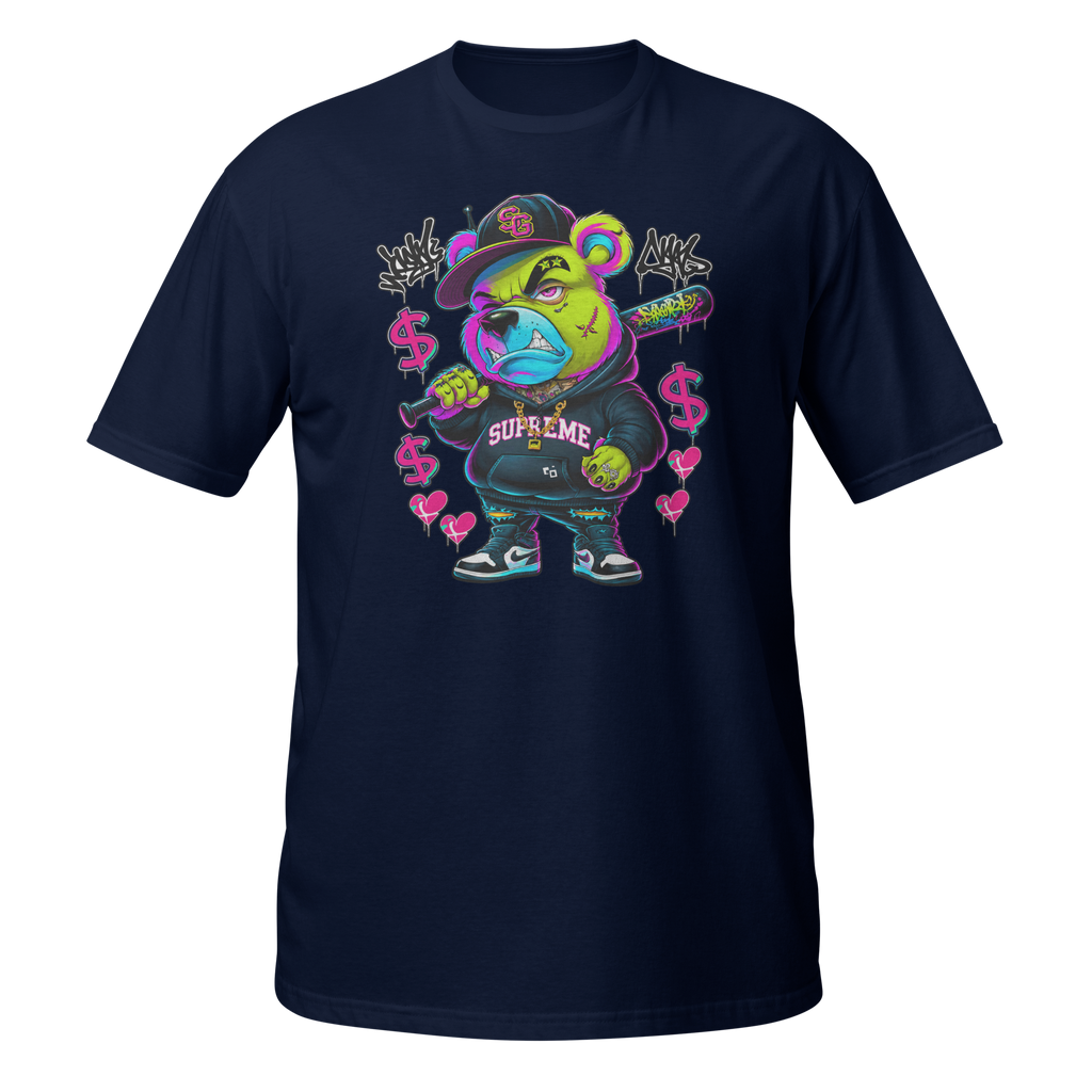 Supreme God Street Savage Bear Tee - Navy