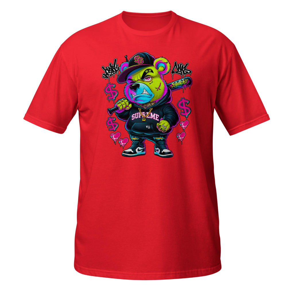 Supreme God Street Savage Bear Tee - Red
