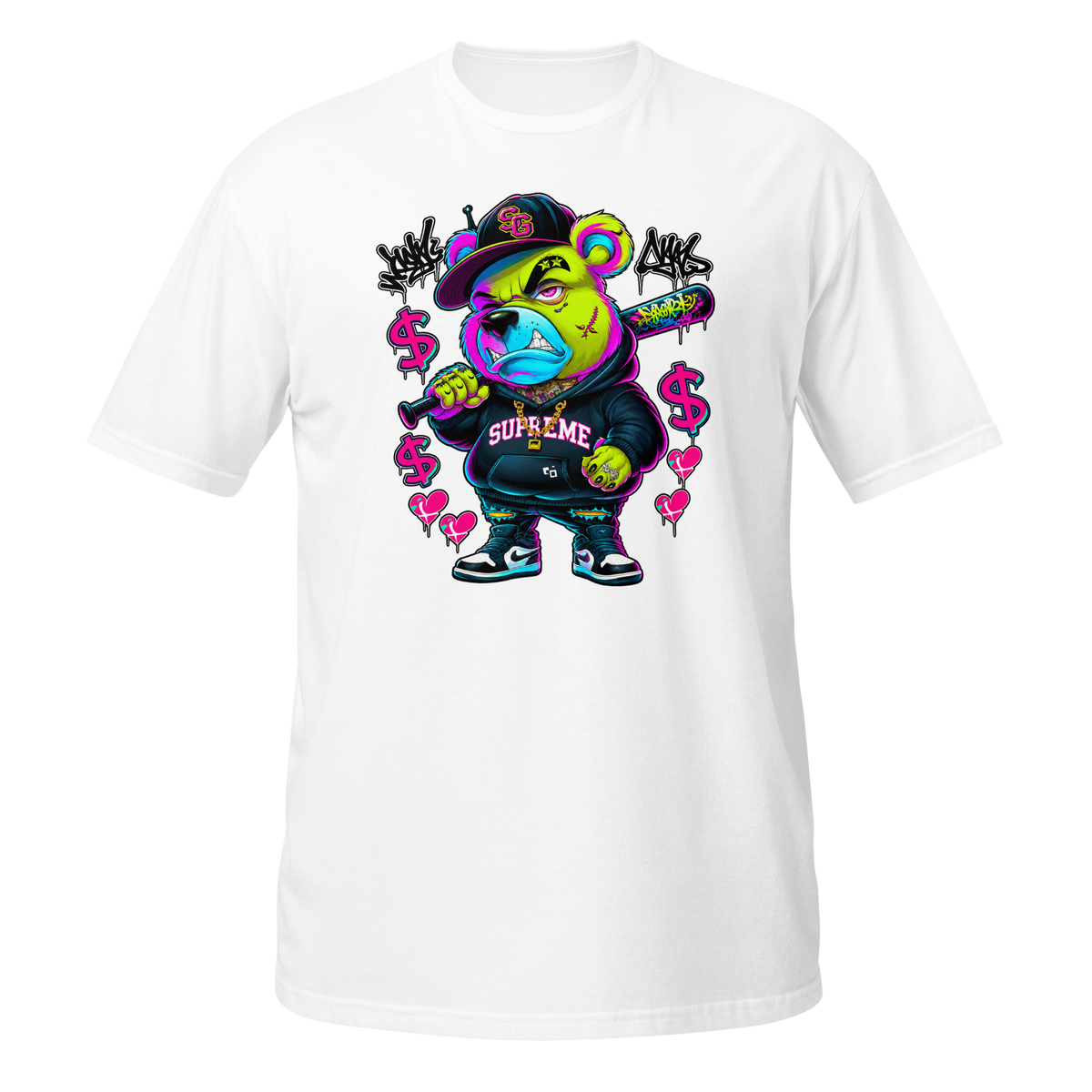 Supreme God Street Savage Bear Tee - White