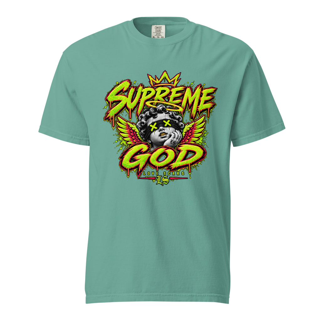 SUPREME GOD-THE FACE - Seafoam