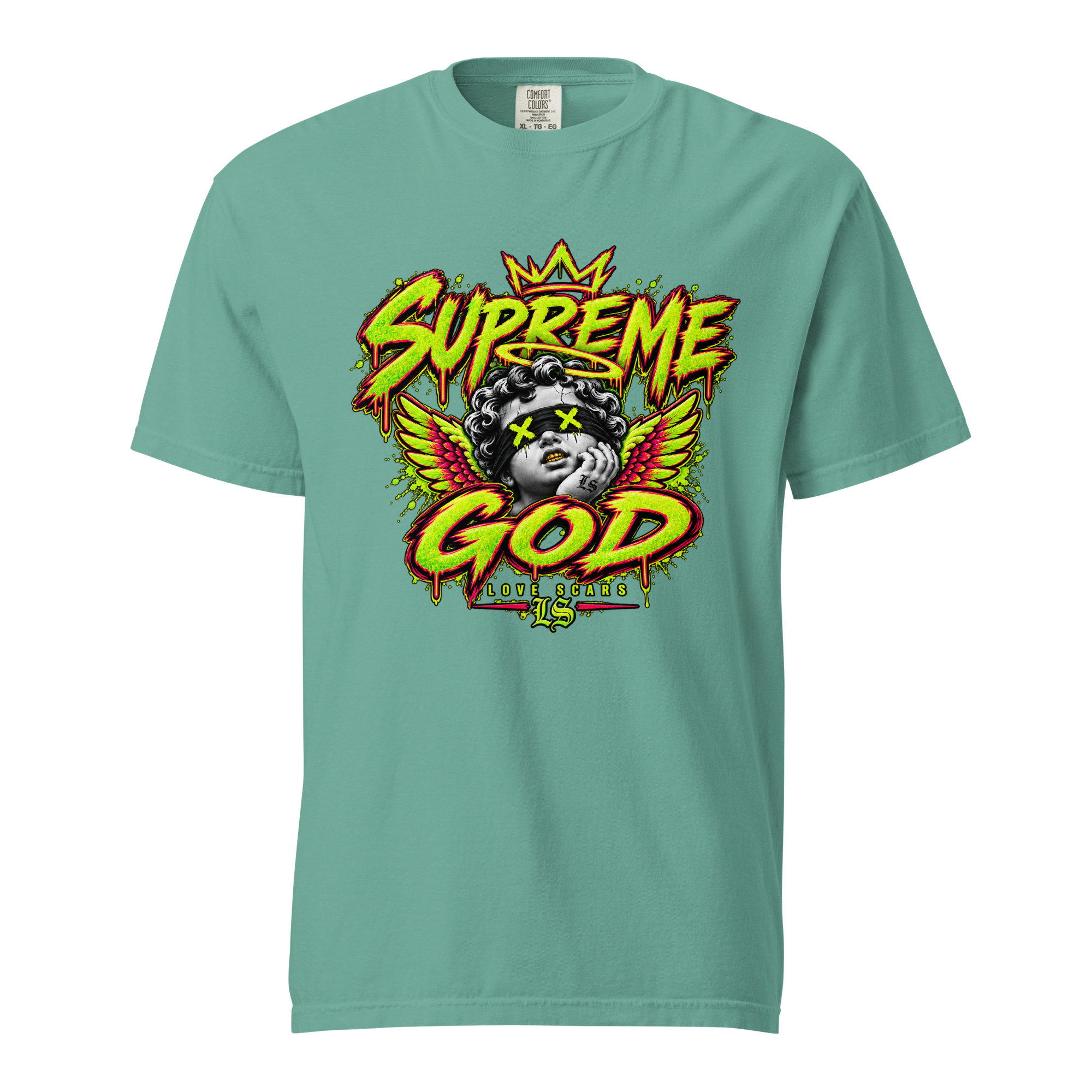 SUPREME GOD-THE FACE - Seafoam