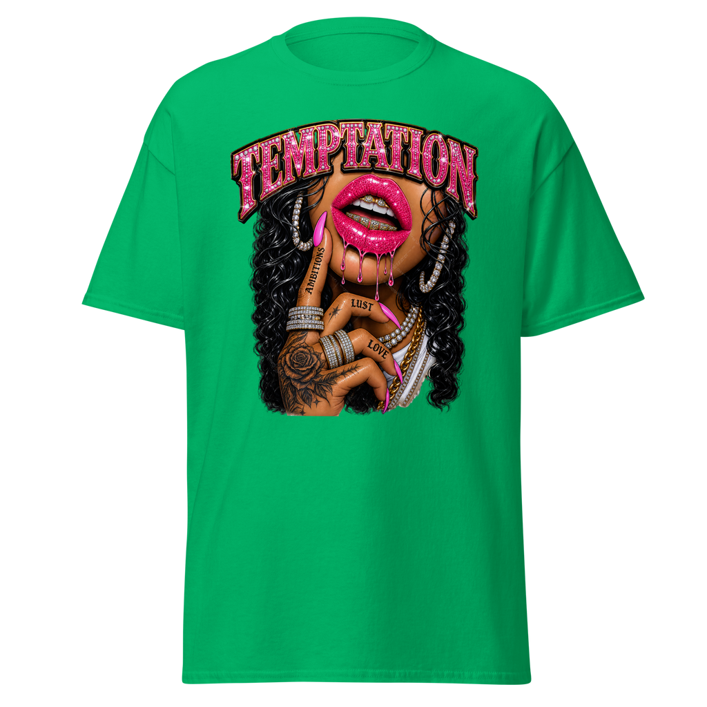 Supreme Goddess Ambition Lust and Love Tee - Irish Green